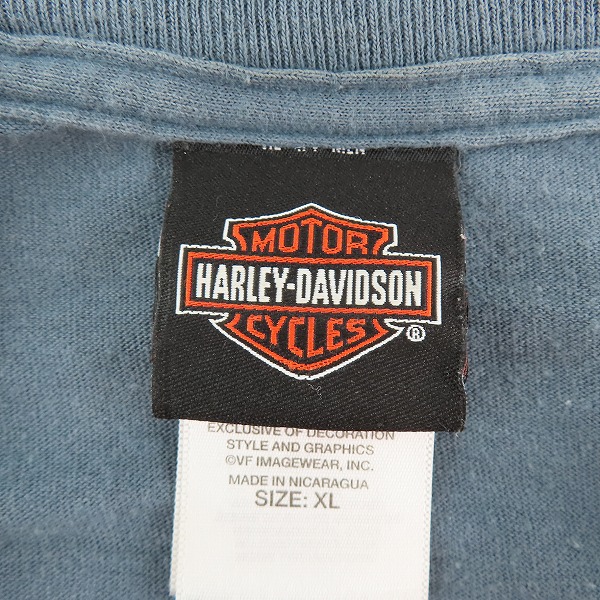 実際に弊社で買取させて頂いたHARLEY DAVIDSON/ハーレーダビッドソン 両面プリント Tシャツ/XLの画像 2枚目
