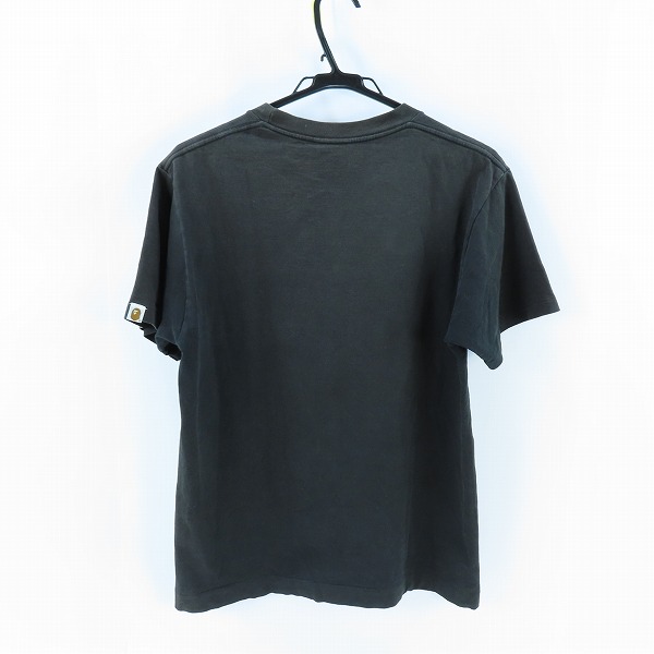 実際に弊社で買取させて頂いたA BATHING APE/アベイシングエイプ タータンチェック 猿顔プリント Tシャツ/Ｍの画像 1枚目