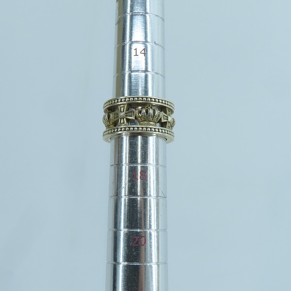 実際に弊社で買取させて頂いたJustin Davis/ジャスティンデイビス MEDIEVAL WEDDING BAND RING/メディバル ウェディング バンド リング 16-17号の画像 8枚目