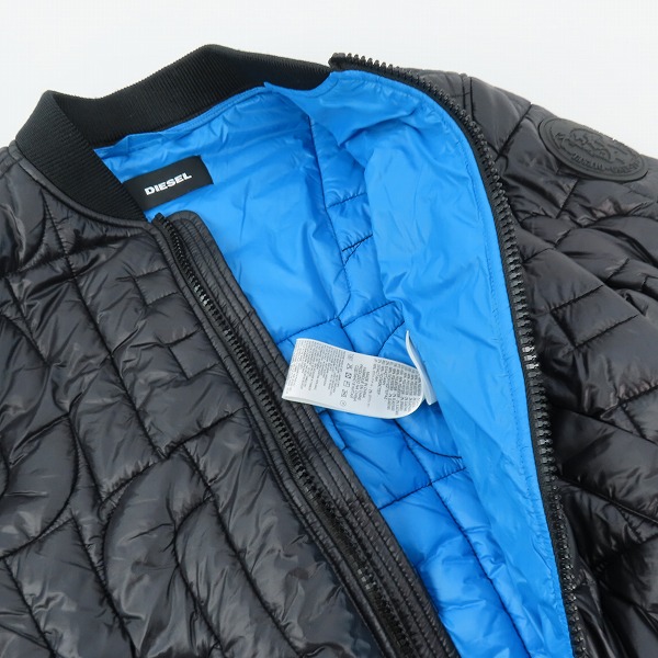 実際に弊社で買取させて頂いたDIESEL/ディーゼル ロゴ キルティング 中綿ジャケット/Mの画像 6枚目
