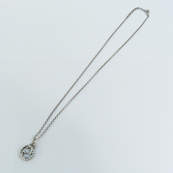 実際に弊社で買取させて頂いたGUCCI/グッチ インターロッキングGGロゴ 印唐草模様 アラベスク ネックレス/ペンダントの画像 6枚目