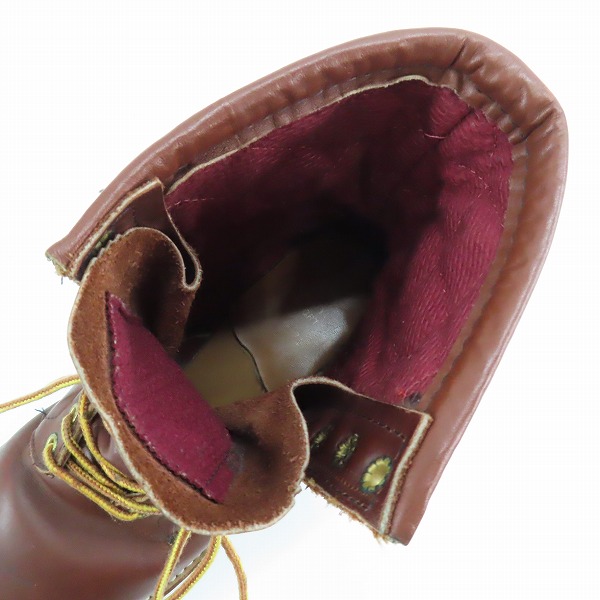 実際に弊社で買取させて頂いたRED WING/レッドウィング ロガーブーツ 4418/8.5Dの画像 4枚目
