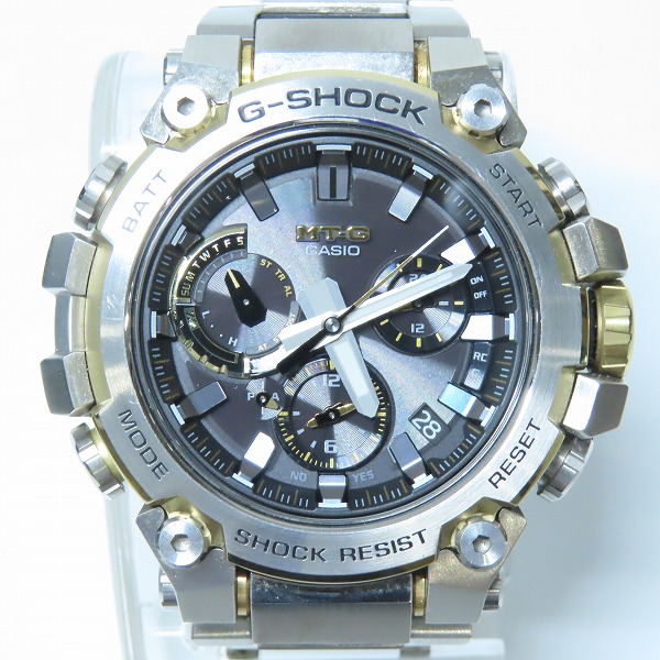 実際に弊社で買取させて頂いた【保証期間内】 G-SHOCK/Gショック MT-G 電波ソーラー モバイルリンク MTG-B3000D-1A9JFの画像 1枚目