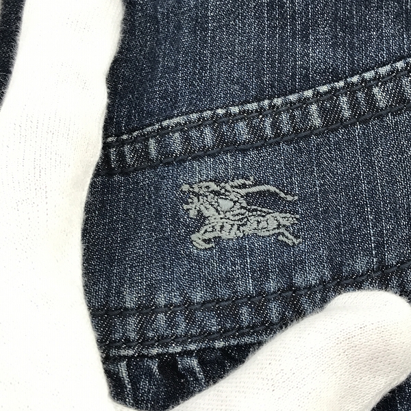 実際に弊社で買取させて頂いたBurberry London BLUE LABEL/バーバリーロンドン ブルーレーベル デニム ワンピース E1J10-141-29/36の画像 5枚目