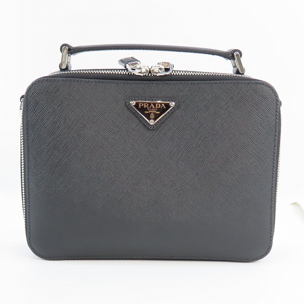 実際に弊社で買取させて頂いたPRADA/プラダ ブリック サフィアーノレザー バッグ 2VH069の画像 1枚目