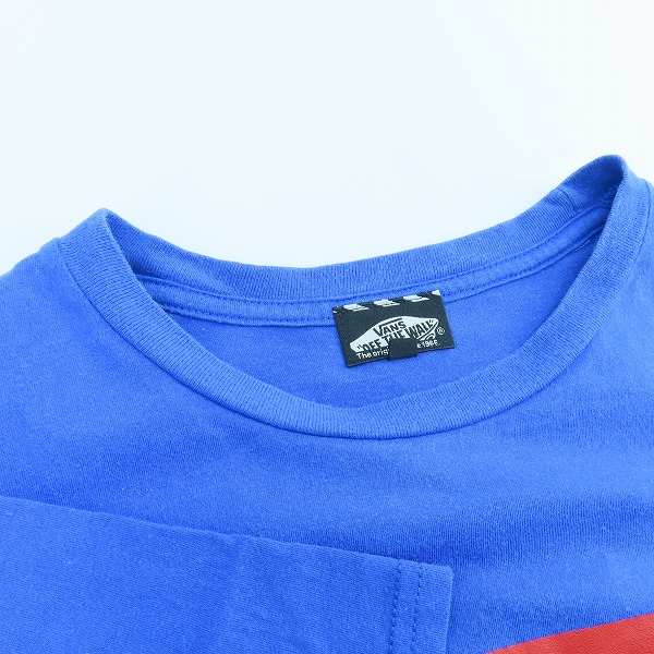 実際に弊社で買取させて頂いたSTANDARD CALIFORNIA×VANS Factory Team Tee コラボTシャツ 青/XLの画像 5枚目