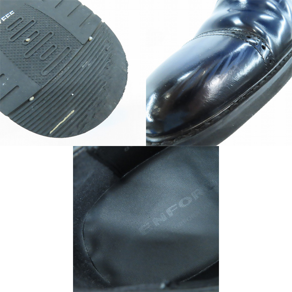 実際に弊社で買取させて頂いたKEN FORD/ケンフォード REGAL CORPORATION 内羽根 ストレートチップ レザーシューズ ビジネスシューズ/27.0の画像 7枚目