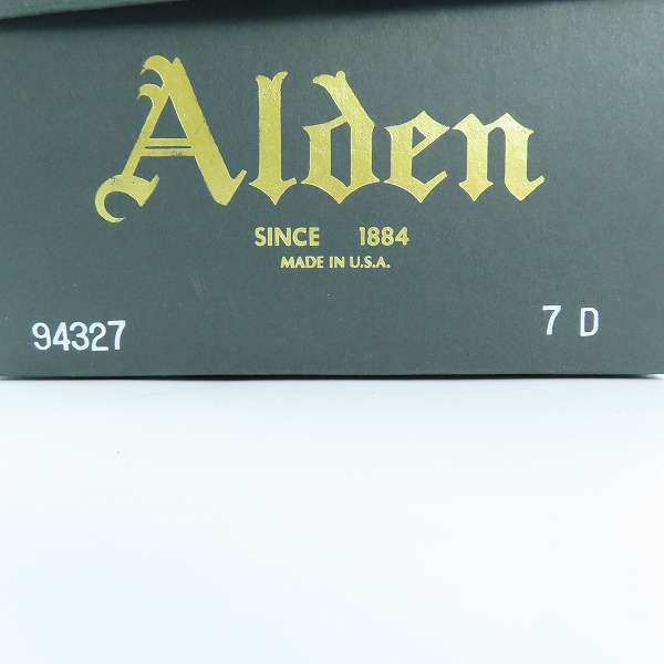 実際に弊社で買取させて頂いたALDEN/オールデンクロムエクセルクリッパーオックスフォード 94327/7の画像 9枚目