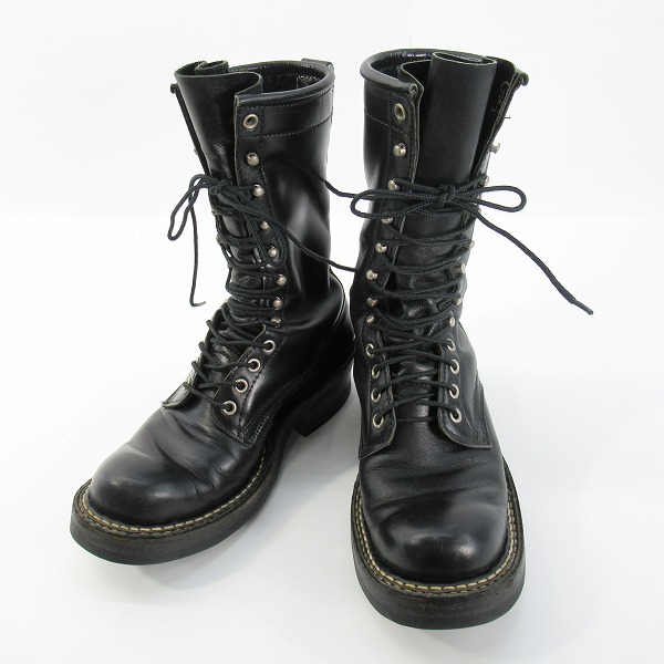 実際に弊社で買取させて頂いたWHITES BOOTS/ホワイツブーツ レース アップブーツ ロングブーツ ブラック