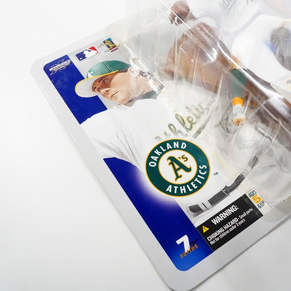 実際に弊社で買取させて頂いた【未開封】McFARLANE TOYS/マクファーレントイズ オークランド・アスレチックス #75 BARRY ZITO バリー・ジト フィギュア 白の画像 6枚目