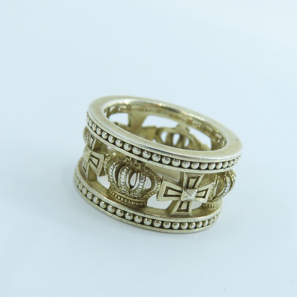 実際に弊社で買取させて頂いたJustin Davis/ジャスティンデイビス MEDIEVAL WEDDING BAND RING/メディバル ウェディング バンド リング 16-17号