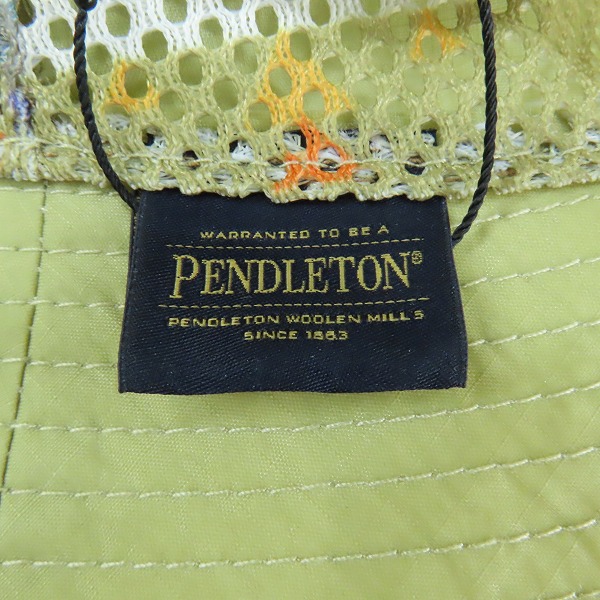 実際に弊社で買取させて頂いた【未使用】PENDLETON/ペンドルトン メッシュ バケットハット 2点セットの画像 3枚目