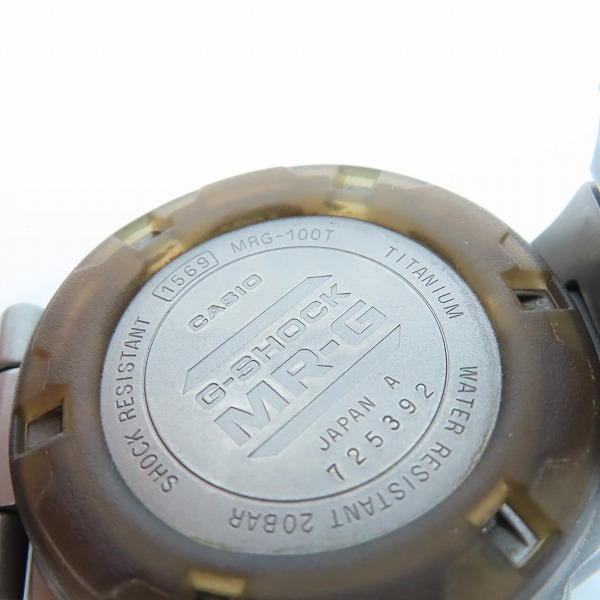 実際に弊社で買取させて頂いたG-SHOCK/Gショック メタルバンド MR-G 腕時計 MRG-100T-8【動作未確認】の画像 4枚目