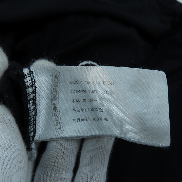 実際に弊社で買取させて頂いたCHROME HEARTS/クロムハーツ セメタリ―クロス トップス ロングＴシャツ コットン/XLの画像 3枚目