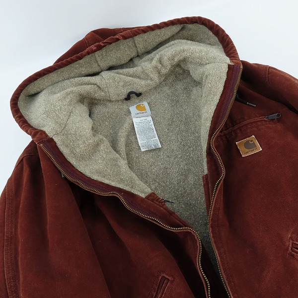 実際に弊社で買取させて頂いたCarhartt/カーハート 裏ボア アクティブ ジャケット/Lの画像 4枚目