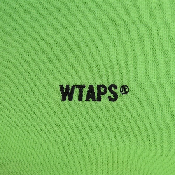実際に弊社で買取させて頂いたWTAPS/ダブルタップス 2024SS AII / SS / COTTON. SIGN コットンジャージーTシャツ 241ATDT-CSM29 LIGHT GREEN/01の画像 5枚目