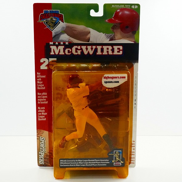 実際に弊社で買取させて頂いた【未開封】McFARLANE TOYS/マクファーレントイズ ビッグリーグチャレンジ #25 MARK McGWIRE マーク・マグワイア 白 フィギュア
