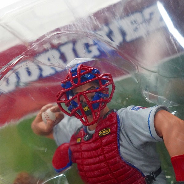 実際に弊社で買取させて頂いた【未開封】McFARLANE TOYS/マクファーレントイズ テキサス・レンジャーズ #7 IVAN RODRIGUEZ イバン・ロドリゲス フィギュアの画像 2枚目