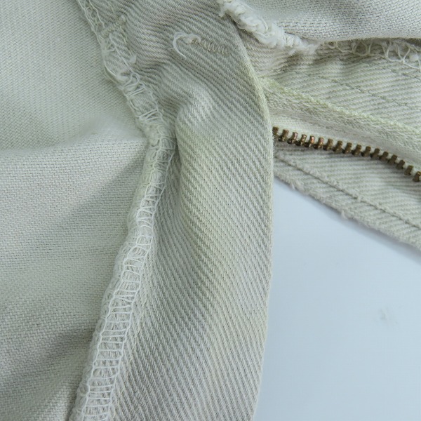 実際に弊社で買取させて頂いたLEVI'S/リーバイス 刻印M 白タブ TALON42 パンツの画像 4枚目