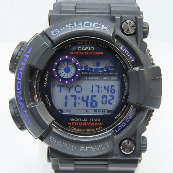 実際に弊社で買取させて頂いたG-SHOCK/Gショック FROGMAN/フロッグマン Men in Dark Purple メン イン ダーク パープル 海外モデル GF-1000BP-1DR