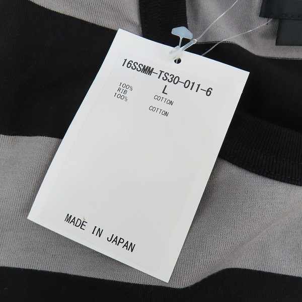 実際に弊社で買取させて頂いた【未使用】mastermind JAPAN ×A-GIRL'S/マスターマインド ×エイガールズ 裾ジップTシャツ 16SSMM-TS30-011-6/Lの画像 7枚目
