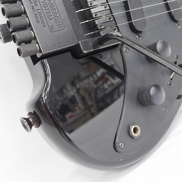 実際に弊社で買取させて頂いた★HOHNER PROFESSIONAL/ホーナー ストラトキャスターType ヘッドレス エレキギター STEINBERGERモデル ソフトケース付の画像 6枚目