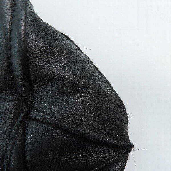 実際に弊社で買取させて頂いたNO ID./ノーアイディ THE BLACK SENSE MARKET トスカーナムートン ライダースジャケット/1の画像 7枚目