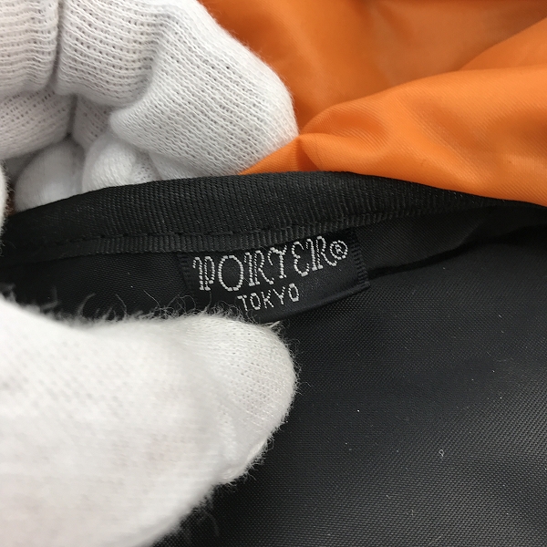 実際に弊社で買取させて頂いた【未使用】PORTER/ポーター TANKER WAIST BAG (L) タンカー ウエストバッグ L ブラック/622-66628の画像 6枚目