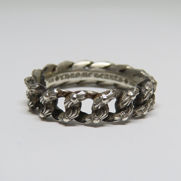 実際に弊社で買取させて頂いたCHROME HEARTS/クロムハーツ XTRA FANCY RING SML エクストラファンシーリングスモール 21.5号の画像 3枚目