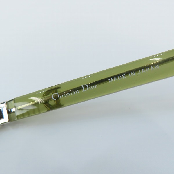 実際に弊社で買取させて頂いたChristian Dior/クリスチャンディオール 度入り眼鏡/メガネフレーム CD-7535Jの画像 4枚目