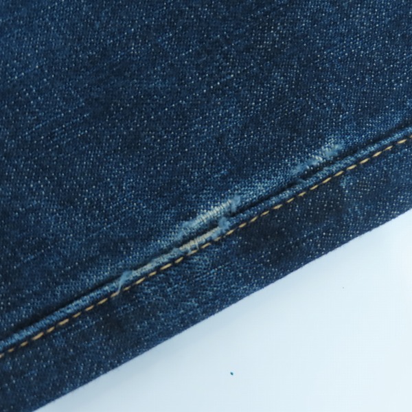 実際に弊社で買取させて頂いたA BATHING APE/アベイシングエイプ BAPE デニムパンツ 背面ポケット スタープリント/Lの画像 7枚目