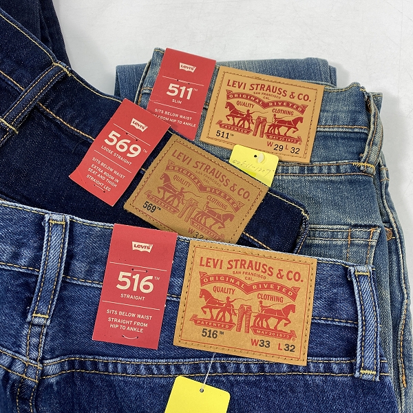 実際に弊社で買取させて頂いた【おまとめ/未使用】LEVIS/リーバイス 511/516/569/501/541 デニムパンツの画像 2枚目