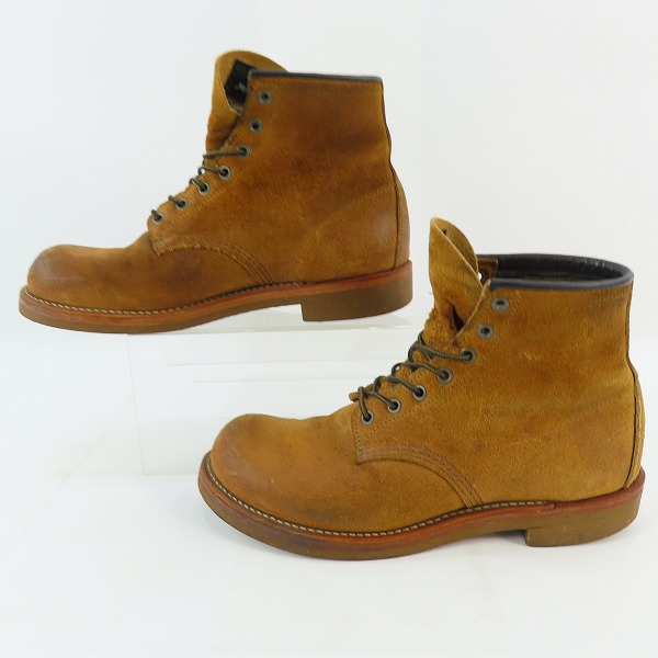 実際に弊社で買取させて頂いたRED WING×Nigel Cabourn/レッドウィング×ナイジェルケーボン HarrisTweed/ハリスツイード マンソンブーツ 4619/9Dの画像 3枚目