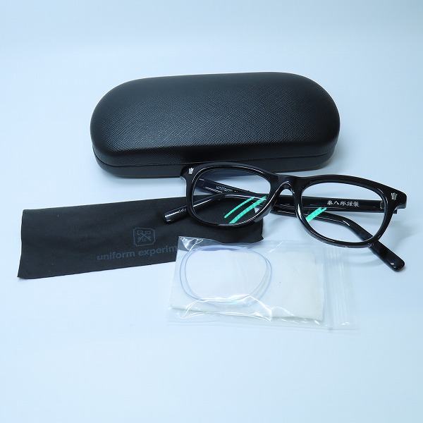 実際に弊社で買取させて頂いた泰八郎謹製×uniform experiment/タイハチロウキンセイ×ユニフォームエクスペリメント メガネフレーム アイウェアの画像 9枚目