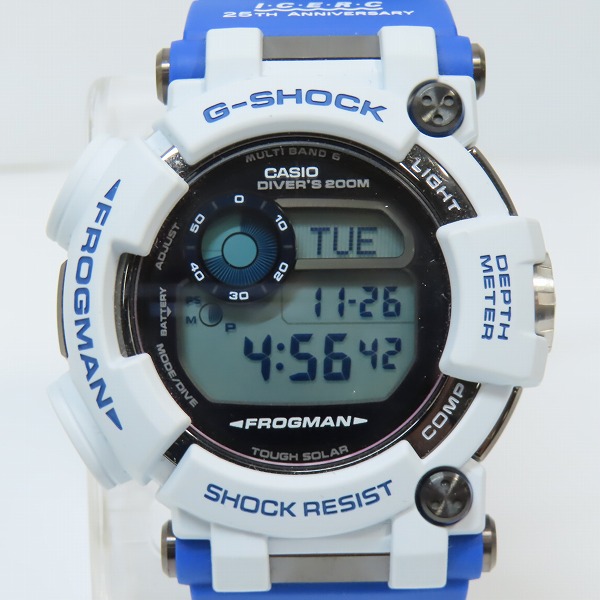 実際に弊社で買取させて頂いたG-SHOCK/Gショック FROGMAN/フロッグマン DOLPHIN WHALE 2016 タフソーラー GWF-D1000K-7JRの画像 1枚目