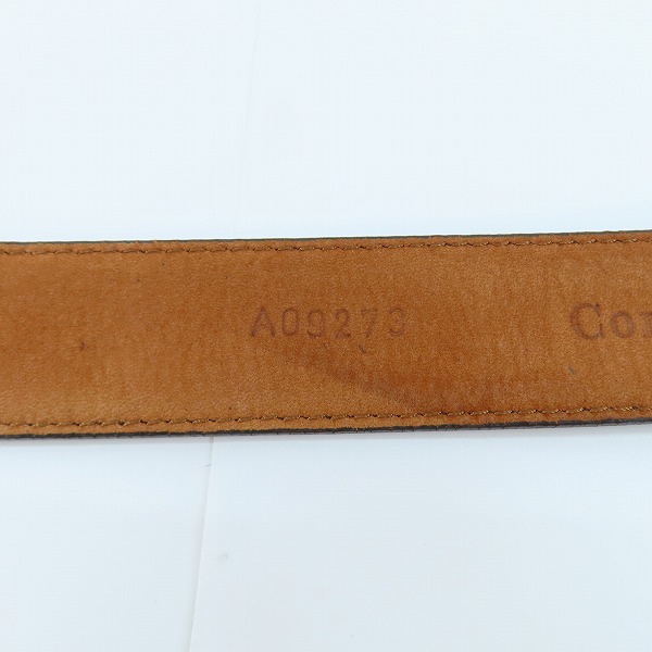 実際に弊社で買取させて頂いたCOLE HAAN/コールハーン レザーベルト ブラウン系 A09273/85/34の画像 4枚目