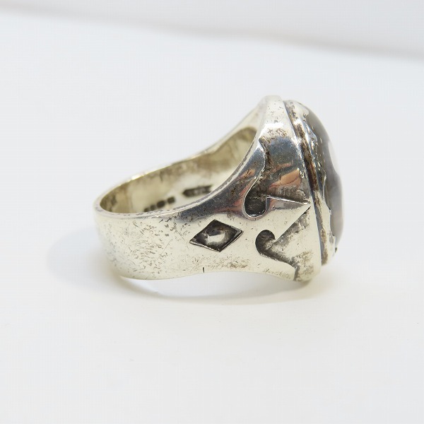 実際に弊社で買取させて頂いたCRAZY PIG DESIGNS/クレイジーピッグ クリスタル スカルリング CPJ137/21-21.5号の画像 3枚目