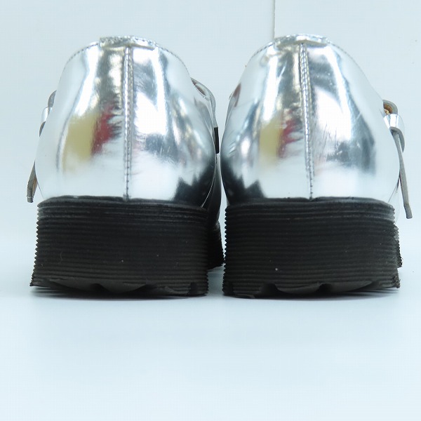 実際に弊社で買取させて頂いたnoir keininomiya ×church's/ノワール・ケイニノミヤ(ギャルソン)×チャーチ  メリージェーンシューズ/シルバー/36の画像 1枚目