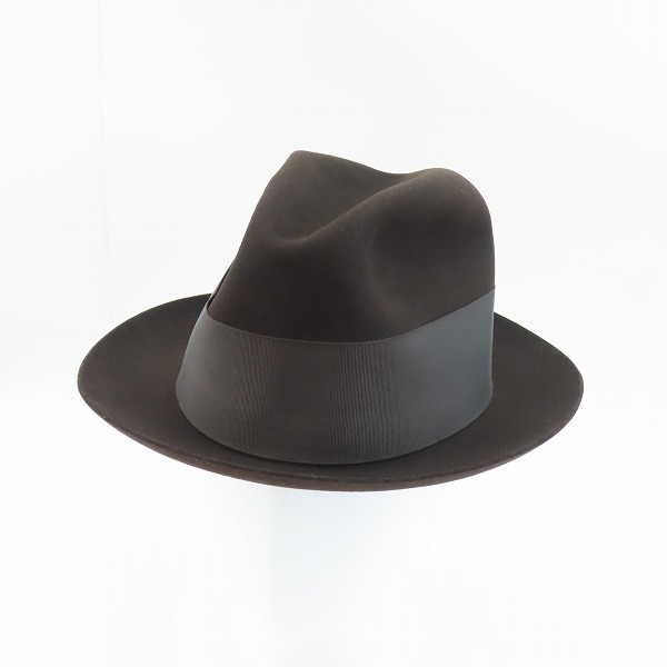 実際に弊社で買取させて頂いたDobbs/ドブス ヴィンテージ フェドラハット 7-1/8
