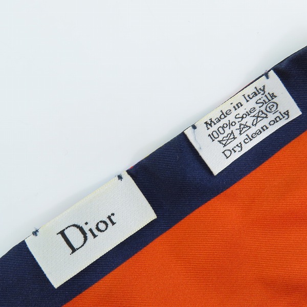 実際に弊社で買取させて頂いたDior/ディオール シルク スカーフ 63ABC106A600の画像 2枚目
