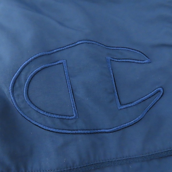 実際に弊社で買取させて頂いたRHC Ron Herman×Champion/ロンハーマン×チャンピオン ナイロンジャケット ネイビー C8-K607Mの画像 5枚目
