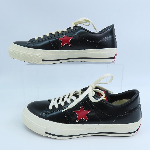 実際に弊社で買取させて頂いたCONVERSE/コンバース ONE STAR OX/ワンスター ブラック/レッド/7.5の画像 3枚目