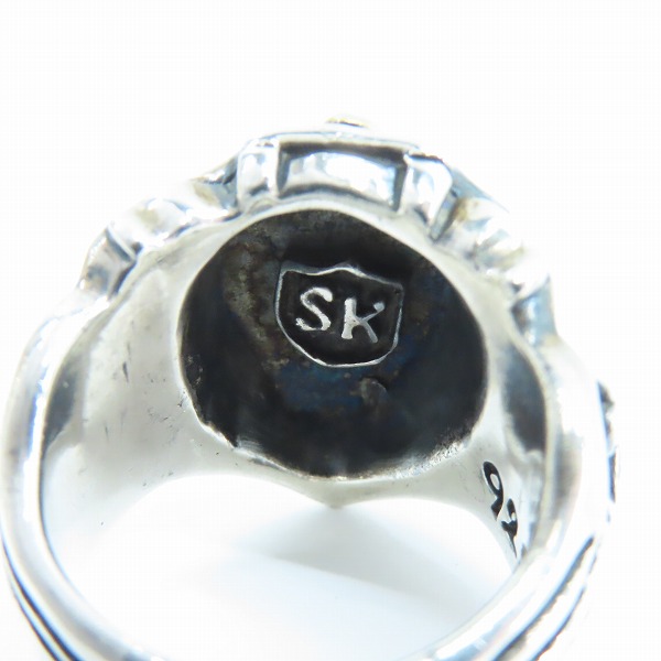 実際に弊社で買取させて頂いたStar Knights/スターナイツ ソード エンブレム  エクスカリバー リング SILVER925/シルバー ゴールドカラー/16号-16.5号の画像 6枚目