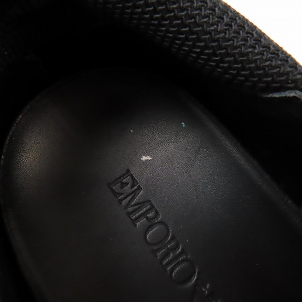 実際に弊社で買取させて頂いたEMPORIO ARMANI/エンポリオアルマーニ 刺繍総柄ローカットスニーカー 6の画像 7枚目