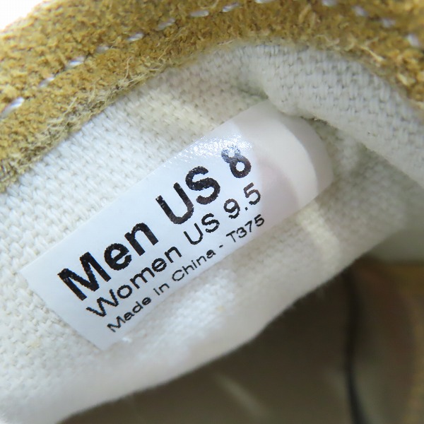 実際に弊社で買取させて頂いたVANS/バンズ オリジナルズ OFF THE WALL/オフ ザ ウォール ローカットスニーカー オレンジ×ベージュ T375/8の画像 5枚目