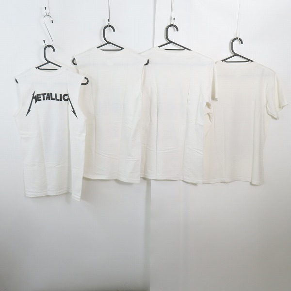 実際に弊社で買取させて頂いたagainst/アゲインスト製 METALLICA/メタリカ PANTERA/パンテラ 等 ノースリーブ/バンドTシャツ/M 4点セットの画像 1枚目