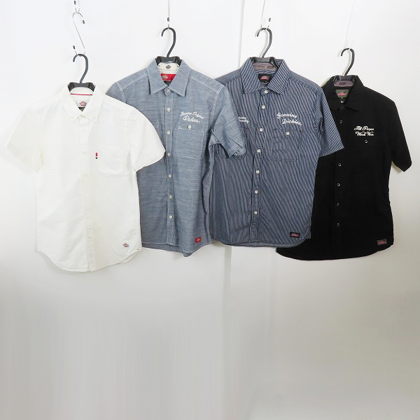 実際に弊社で買取させて頂いたDICKIES/ディッキーズ 半袖/ワークシャツ M/L 4点セット