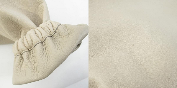 実際に弊社で買取させて頂いた【JPタグ】LOUIS VUITTON/ルイヴィトン 2018年製 レザージップアップブルゾン RM181 GCR HEL76W/44の画像 8枚目