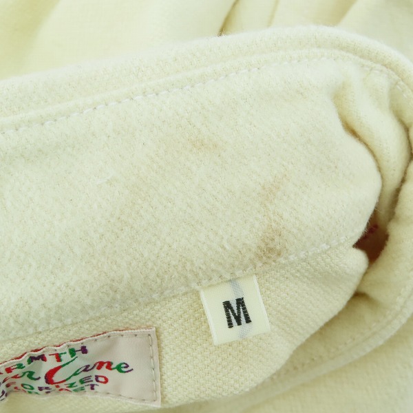 実際に弊社で買取させて頂いた【未使用】 SUGAR CANE/シュガーケーン F.ROMANCE 9.5oz HEAVY TWILL with MARBLE BUTTON/シャツ オフホワイト SC28753/Mの画像 6枚目