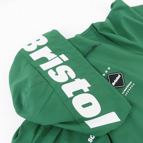 実際に弊社で買取させて頂いたF.C.Real Bristol/レアルブリストル 22SS LOGO APPLIQUE PULLOVER HOODED ANORAK プルオーバーアノラック FCRB-220069/Mの画像 5枚目